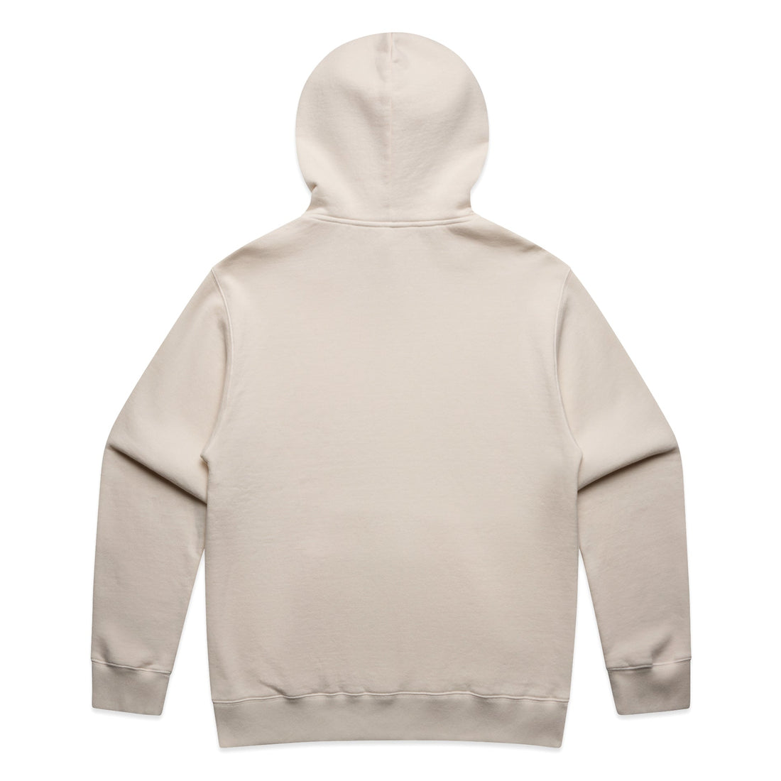 Men's Relax Faded Hood | Arena Custom Blanks - Arena Prints - Back - Faded Ecru - Cream