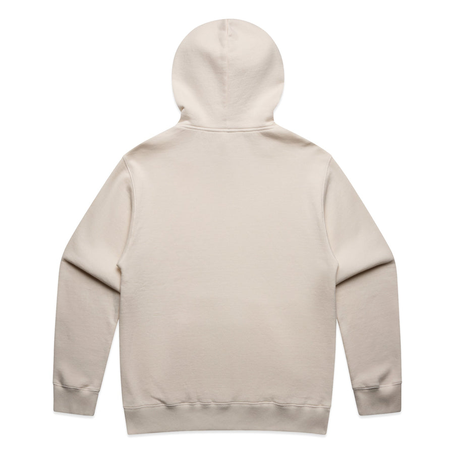 Men's Relax Faded Hood | Arena Custom Blanks - Arena Prints - Back - Faded Ecru - Cream