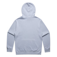 Men's Relax Faded Hood | Arena Custom Blanks - Arena Prints - Back - Faded Powder - Blue