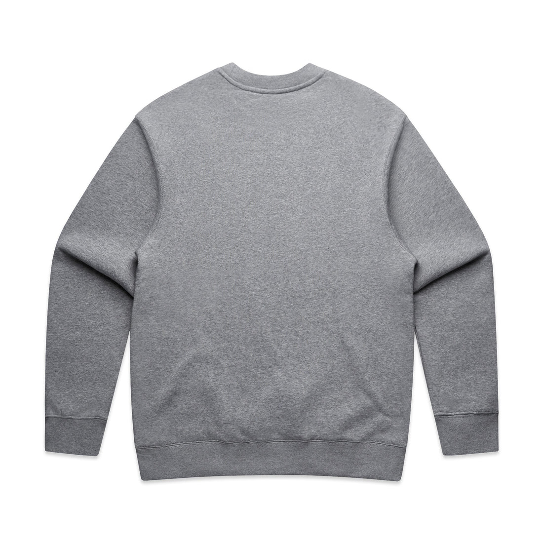 Men's Relaxed Crew | Arena Custom Blanks - Arena Prints - Back - Athletic Heather - Grey