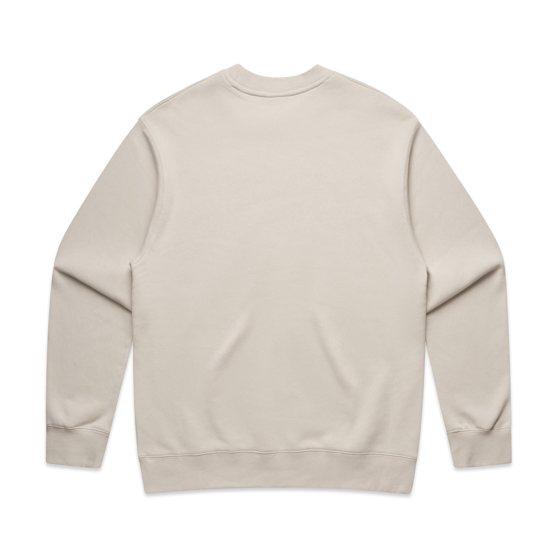 Men's Relaxed Crew | Arena Custom Blanks - Arena Prints - Back - Bone - Cream