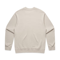 Men's Relaxed Crew | Arena Custom Blanks - Arena Prints - Back - Bone - Cream