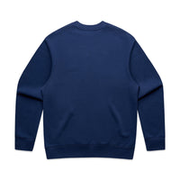 Men's Relaxed Crew | Arena Custom Blanks - Arena Prints - Back - Cobalt - Blue