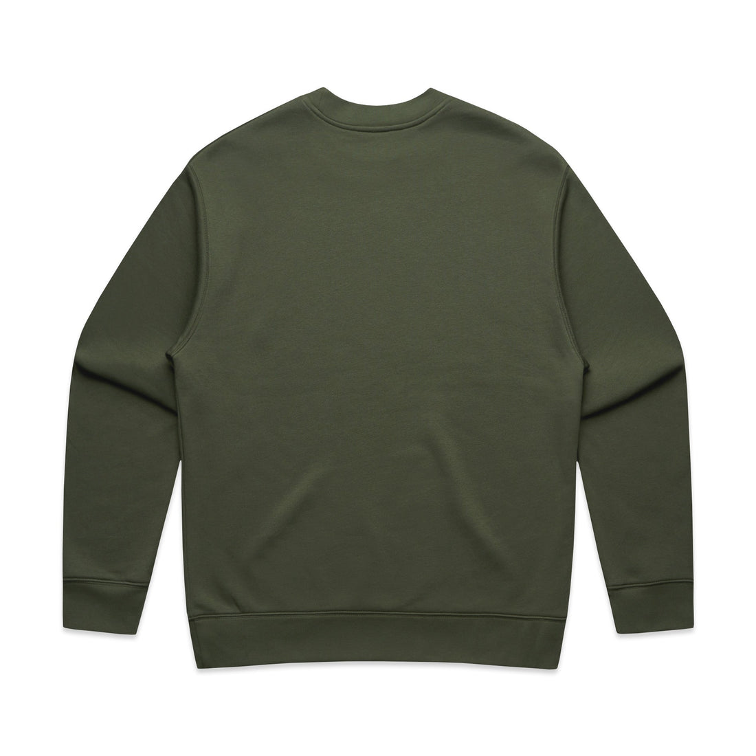 Men's Relaxed Crew | Arena Custom Blanks - Arena Prints - Back - Cypress - Green