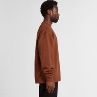 Men's Relaxed Crew | Arena Custom Blanks - Arena Prints - Modeled Shot - Side