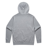 Men's Relaxed Hoodie |Arena Custom Blanks - Arena Prints - Back - Athletic Heather - Grey