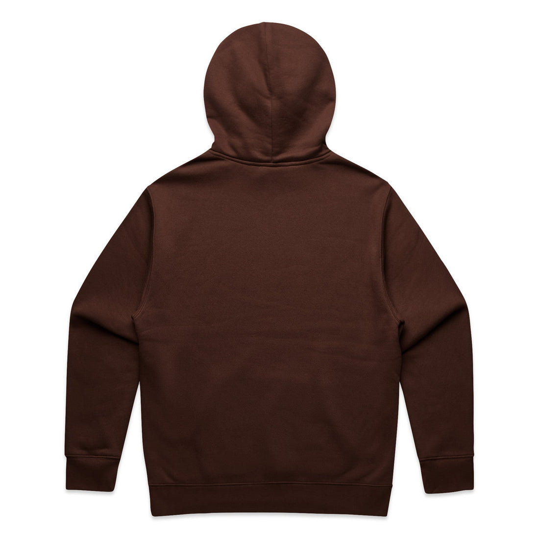 Men's Relaxed Hoodie |Arena Custom Blanks - Arena Prints - Back - Chestnut - Brown