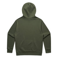 Men's Relaxed Hoodie | Arena Custom Blanks - Arena Prints - Back - Cypress - Green