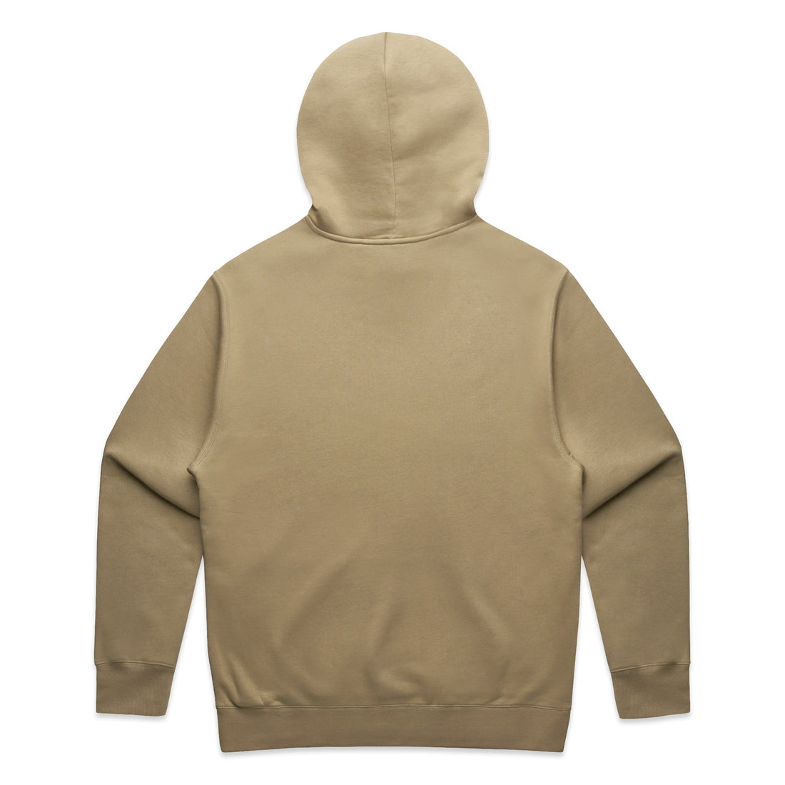 Men's Relaxed Hoodie | Arena Custom Blanks - Arena Prints - Back - Sand - Brown