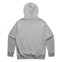 Men's Relaxed Hoodie |Arena Custom Blanks - Arena Prints - Back - Storm -Grey