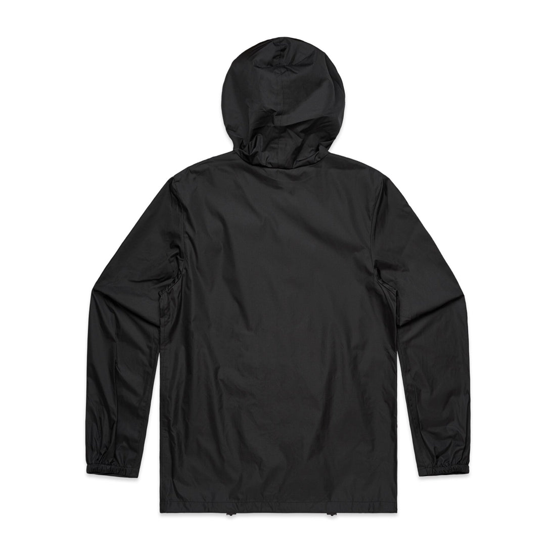 Men's Section Zip Jacket | Arena Custom Blanks - Arena Prints - Back - Black
