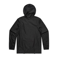 Men's Section Zip Jacket | Arena Custom Blanks - Arena Prints - Back - Black