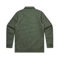 Men's Service Jacket | Arena Custom Blanks - Arena Prints - Back - Army - Green