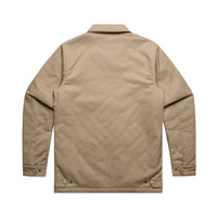 Men's Service Jacket | Arena Custom Blanks - Arena Prints - Back - Khaki - Tan