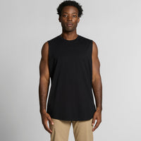 Men's Staple Curve Tank |Arena Custom Blanks - Arena Prints - Modeled Shot - Front