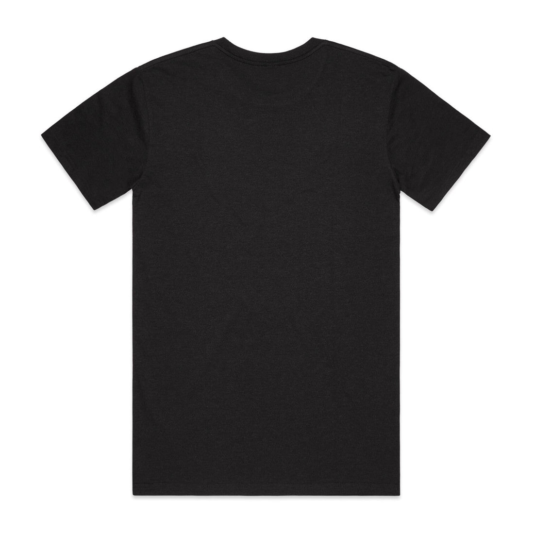 Men's Staple Heather Tee Shirt | Arena Custom Blanks - Arena Prints - Back - Black Heather - Black