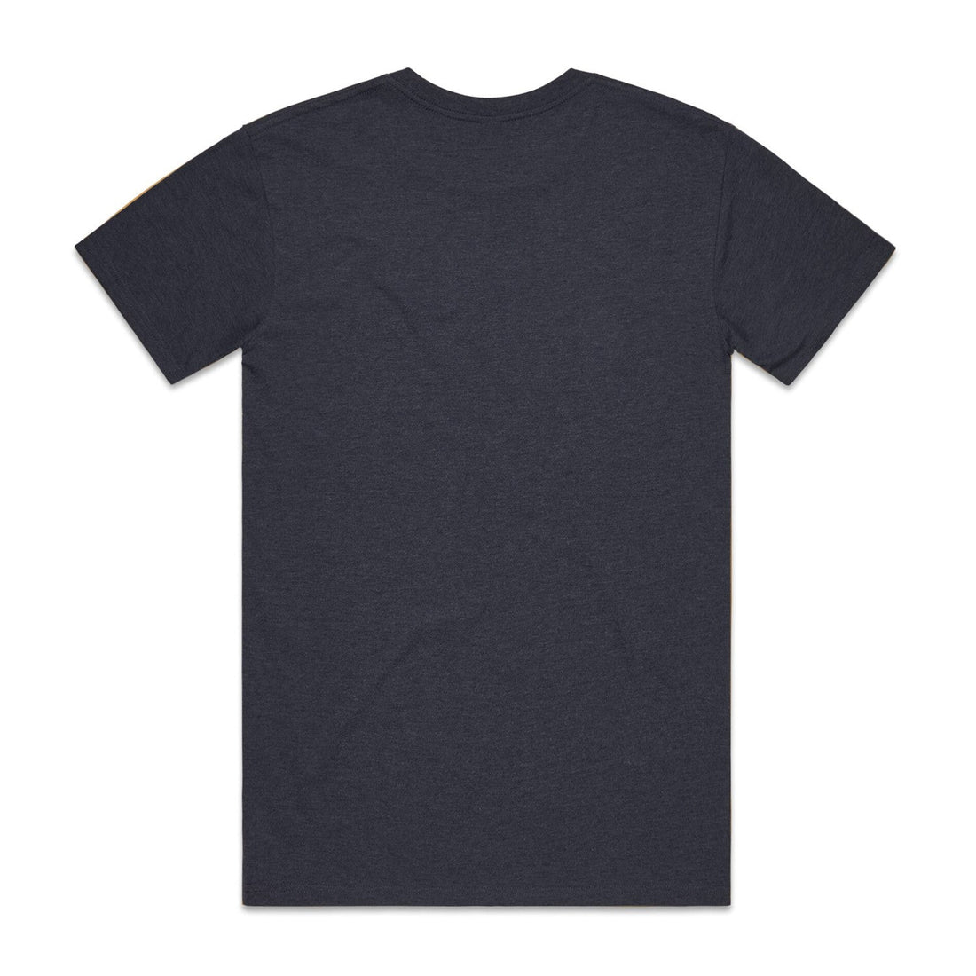 Men's Staple Heather Tee Shirt | Arena Custom Blanks - Arena Prints - Back - Navy Heather - Blue