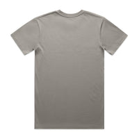 Men's Staple Organic Tee Shirt | Arena Custom Blanks - Arena Prints - Back - Granite - Grey
