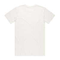 Men's Staple Organic Tee Shirt | Arena Custom Blanks - Arena Prints - Back - Natural - White
