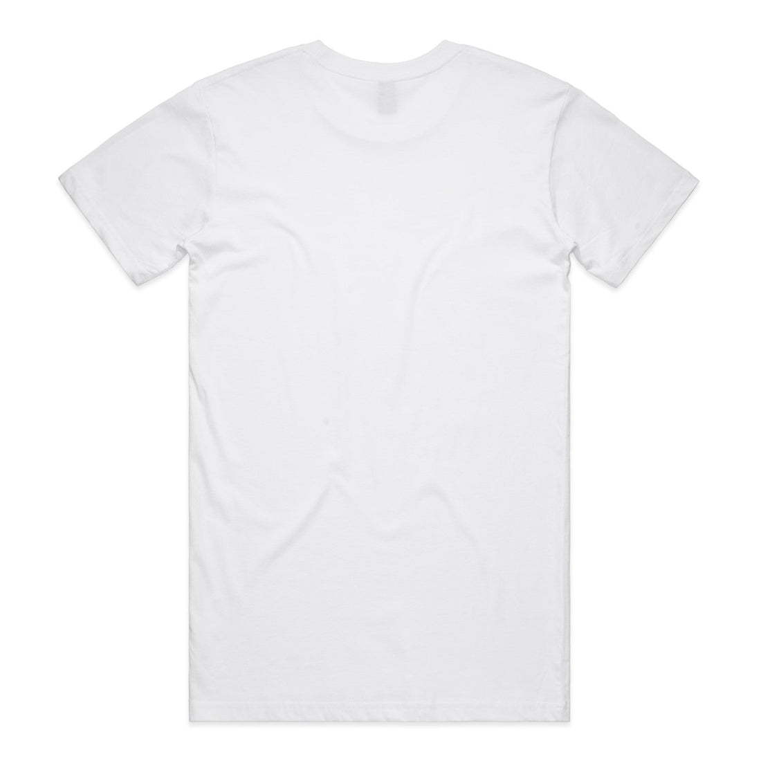 Men's Staple Plus Tee Shirt |  Arena Custom Blanks - Arena Prints - Back - White