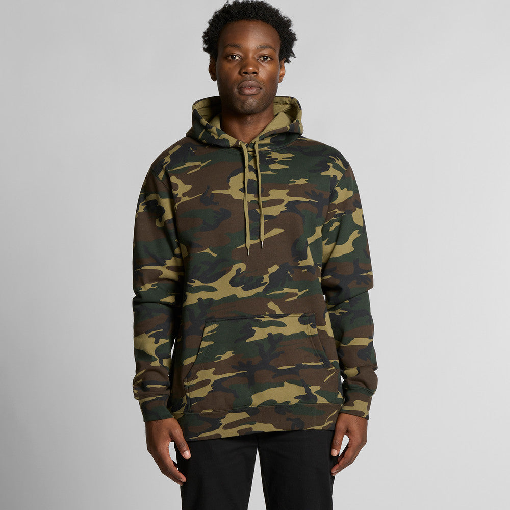Men's Stencil Camo Hoodie | Arena Custom Blanks - Arena Prints - Modeled Shot - Front