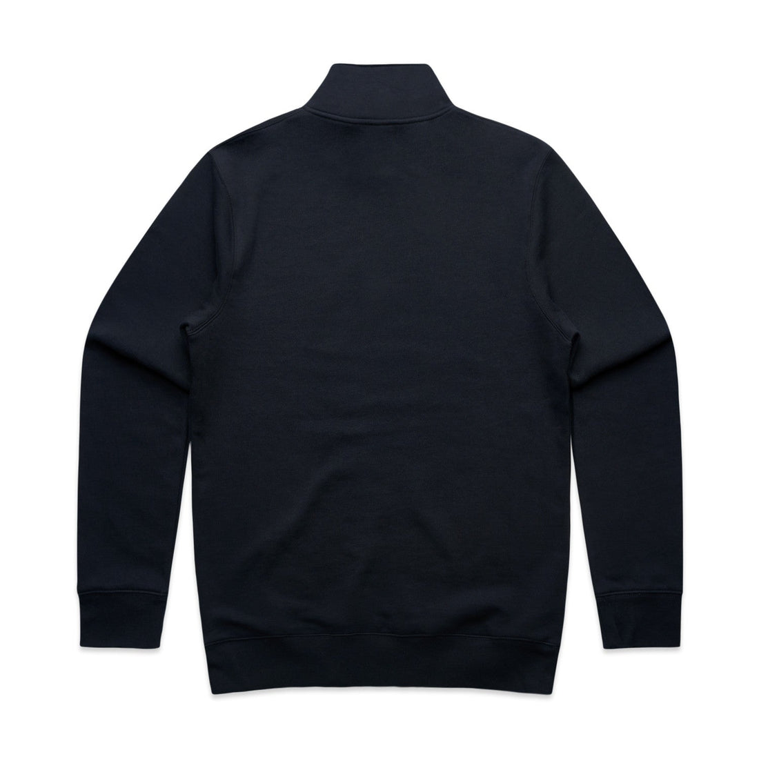 Men's Stencil Half Zip Hoodie | Arena Custom Blanks - Arena Prints - Back - Navy - Blue