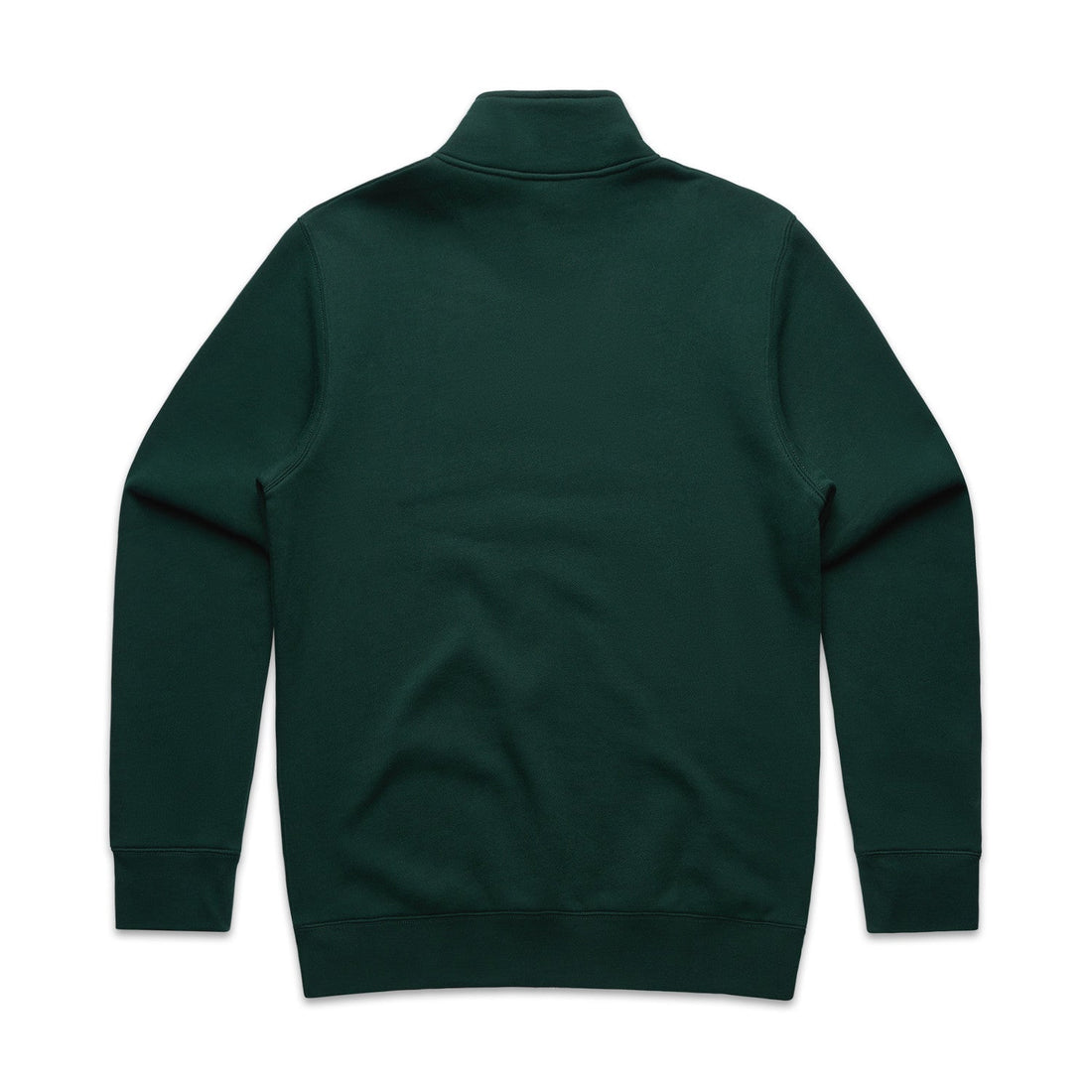 Men's Stencil Half Zip Hoodie | Arena Custom Blanks - Arena Prints - Back - Pine Green - Green