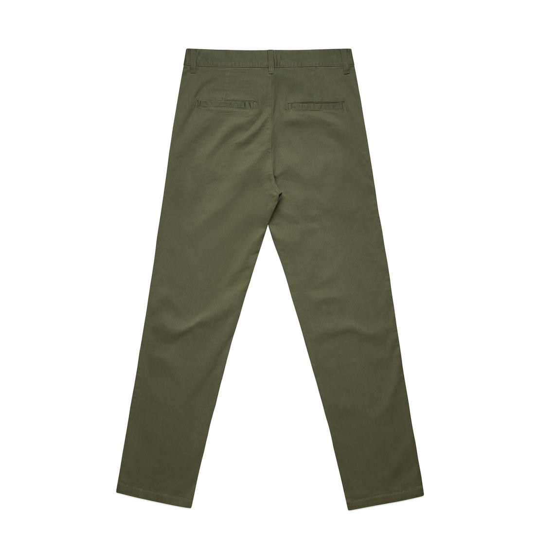Men's Straight Pants |Arena Custom Blanks - Arena Prints - Back - Army - Green