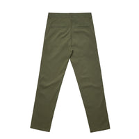 Men's Straight Pants |Arena Custom Blanks - Arena Prints - Back - Army - Green