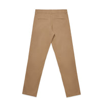 Men's Straight Pants |Arena Custom Blanks - Arena Prints - Back - Khaki - Tan