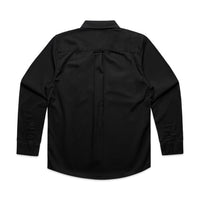 Men's Work Shirt | Arena Custom Blanks - Arena Prints - Back  - Black