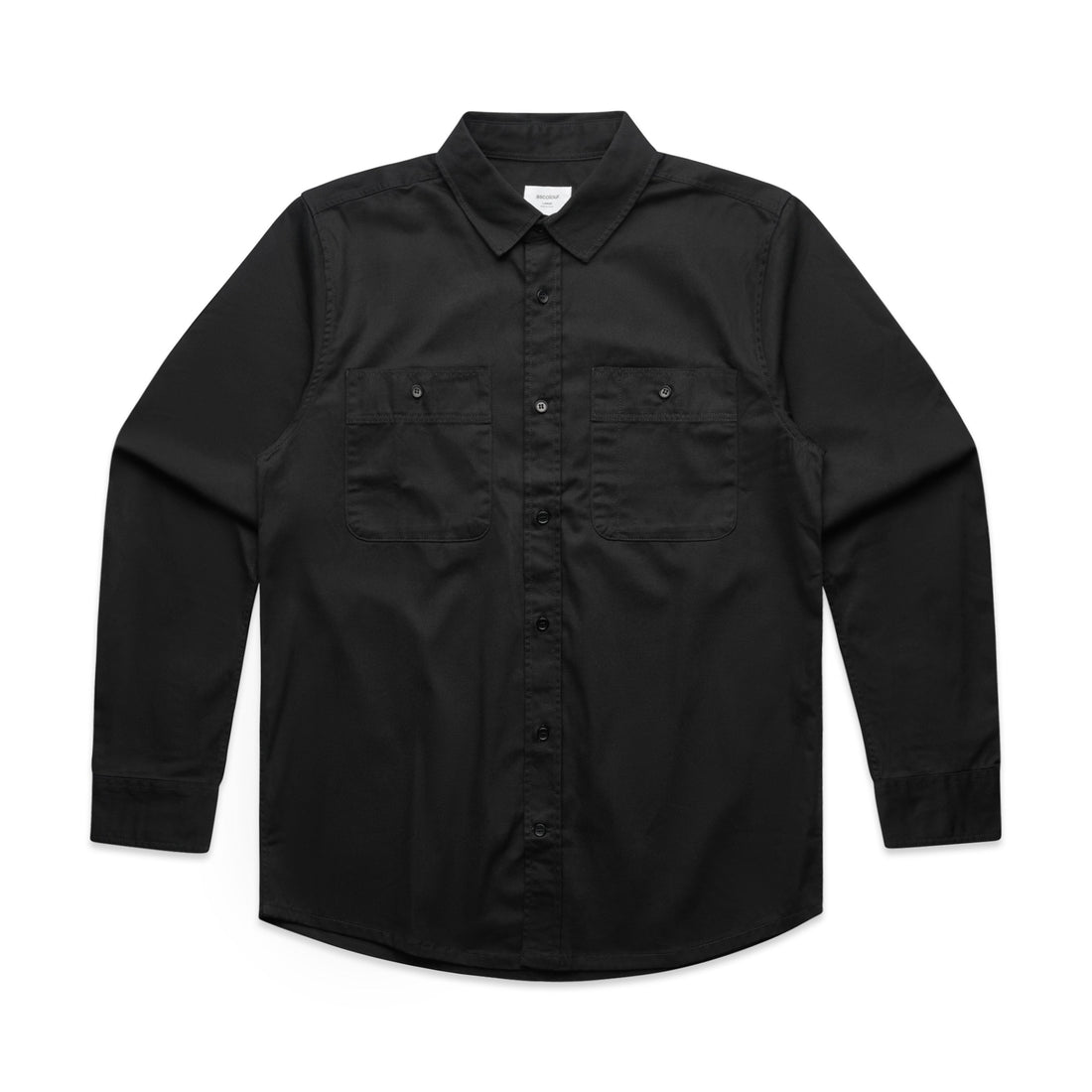 Men's Work Shirt | Arena Custom Blanks - Arena Prints - Front - Black