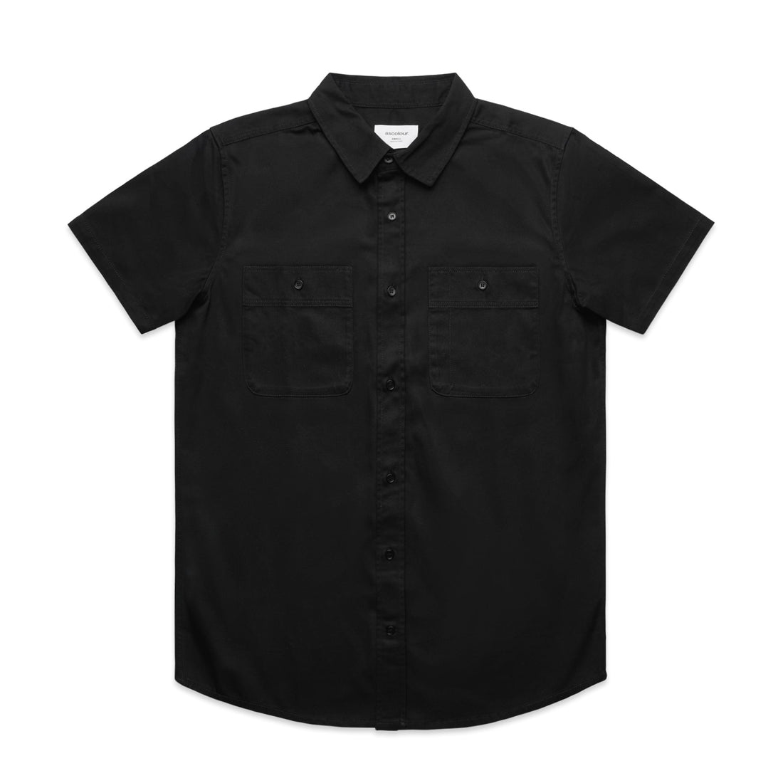 Men's Work Short Sleeve  | Arena Custom Blanks - Arena Prints - Front - Black