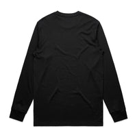 Mens Staple LS Tee | Arena Custom Blanks - Arena Prints - Back - Black