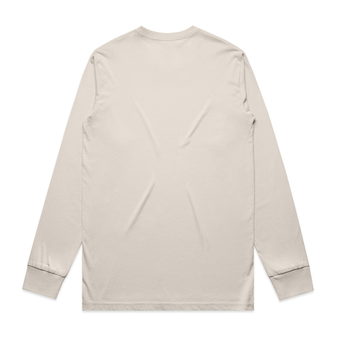 Mens Staple LS Tee | Arena Custom Blanks - Arena Prints - Back - Bone - Cream