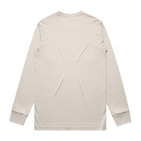 Mens Staple LS Tee | Arena Custom Blanks - Arena Prints - Back - Bone - Cream