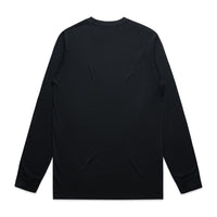 Mens Staple LS Tee | Arena Custom Blanks - Arena Prints - Back - Navy - Blue