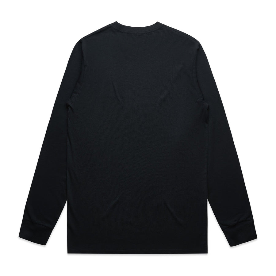 Mens Staple LS Tee | Arena Custom Blanks - Arena Prints - Back - Navy - Blue