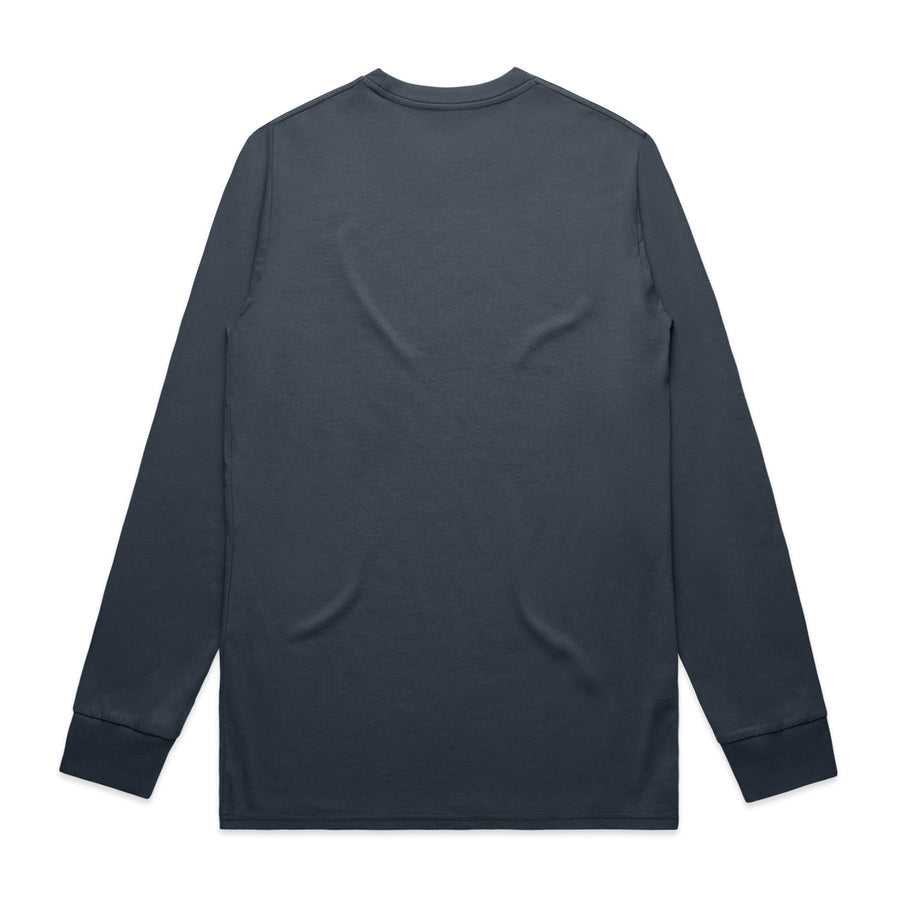 Mens Staple LS Tee | Arena Custom Blanks - Arena Prints - Back - Petrol - Blue