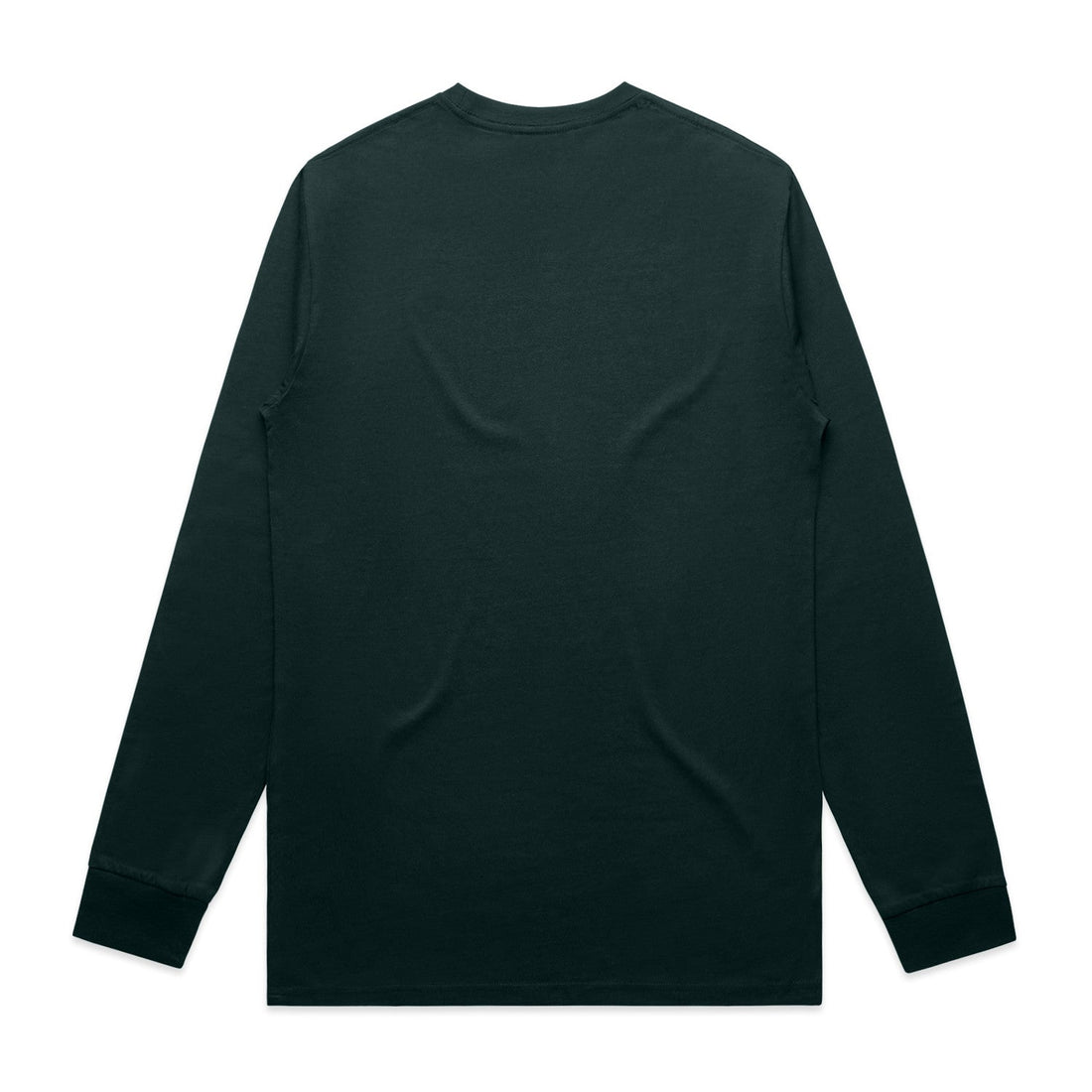 Mens Staple LS Tee | Arena Custom Blanks - Arena Prints - Back - Pine - Green