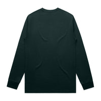 Mens Staple LS Tee | Arena Custom Blanks - Arena Prints - Back - Pine - Green