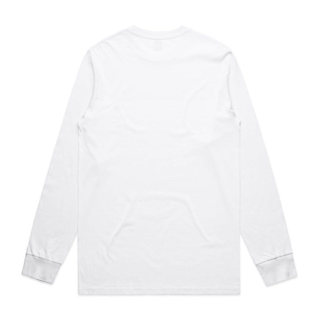 Mens Staple LS Tee | Arena Custom blanks - Arena Prints - Back - White