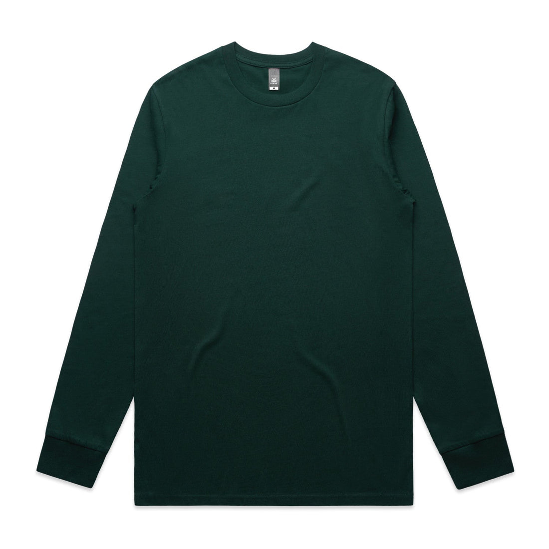 Mens Staple LS Tee | Arena Custom Blanks - Arena Prints - Front- Pine - Green