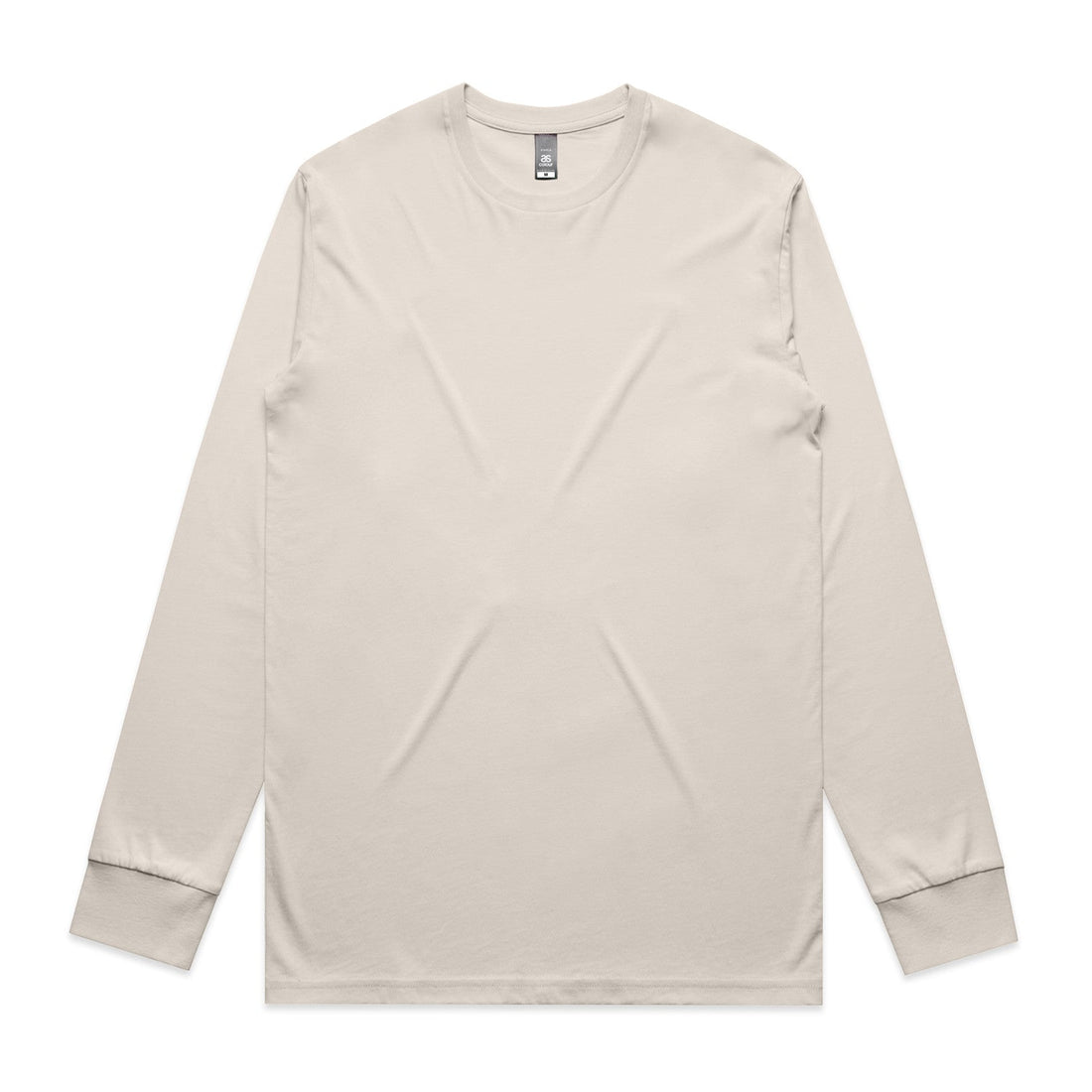Mens Staple LS Tee | Arena Custom Blanks - Arena Prints - Front - Bone - Cream