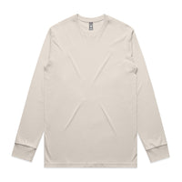 Mens Staple LS Tee | Arena Custom Blanks - Arena Prints - Front - Bone - Cream