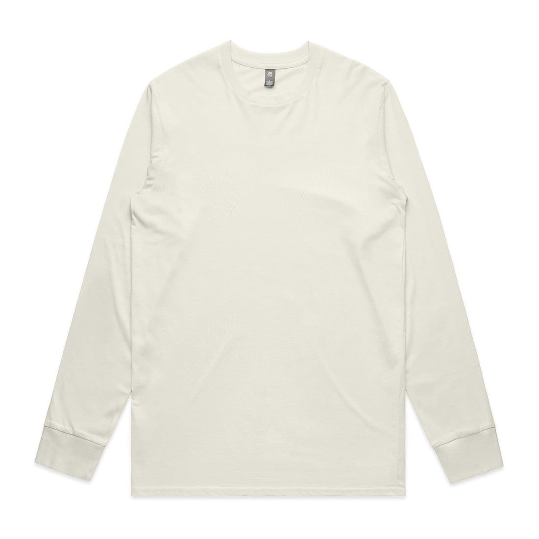 Mens Staple LS Tee | Arena Custom Blanks - Arena Prints - Front - Ecru - Cream