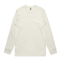 Mens Staple LS Tee | Arena Custom Blanks - Arena Prints - Front - Ecru - Cream