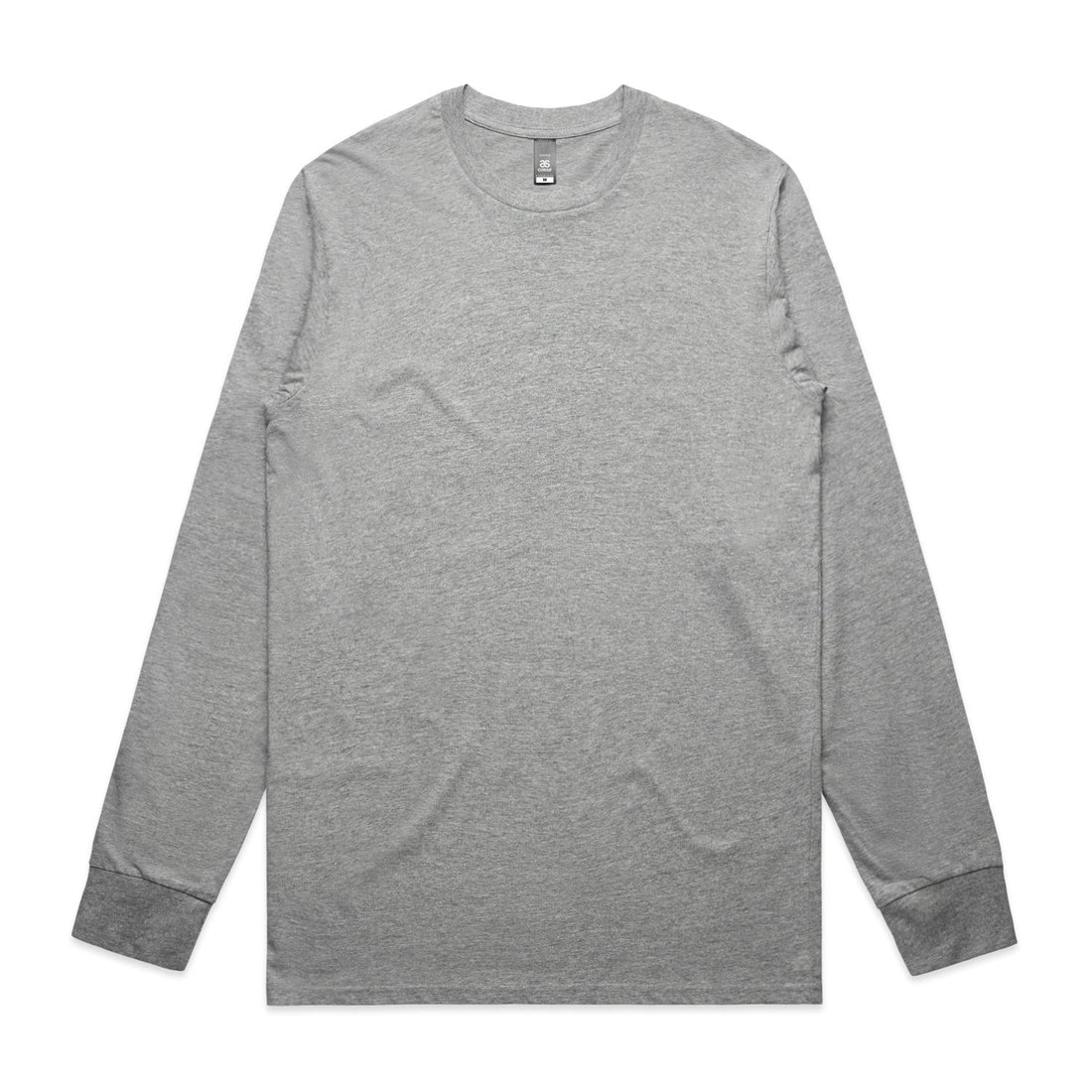 Mens Staple LS Tee | Arena Custom Blanks - Arena Prints - Front - Marle - Grey