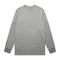 Mens Staple LS Tee | Arena Custom Blanks - Arena Prints - Front - Marle - Grey