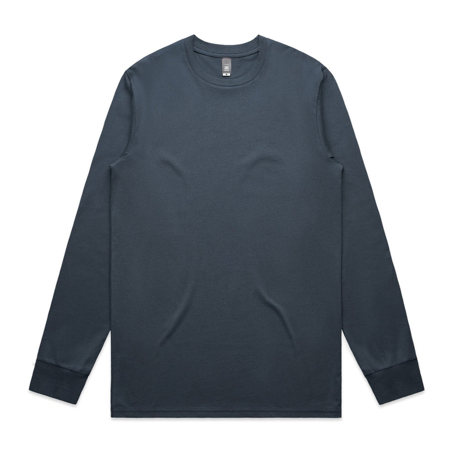 Mens Staple LS Tee | Arena Custom Blanks - Arena Prints - Front - Petrol - Blue